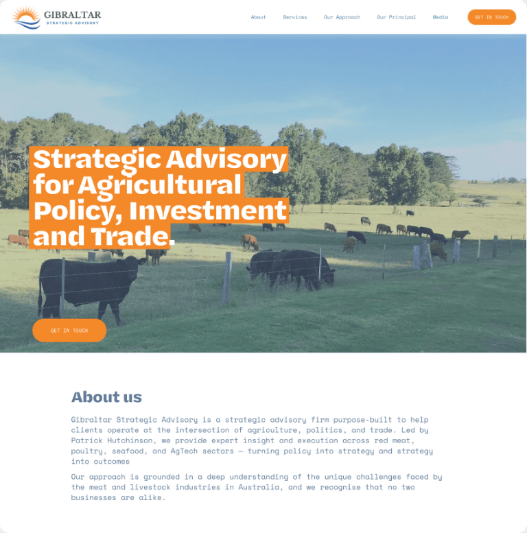 How Gibraltar Strategic Advisory rebuilt its website to support growth, content, and data-driven decision-making