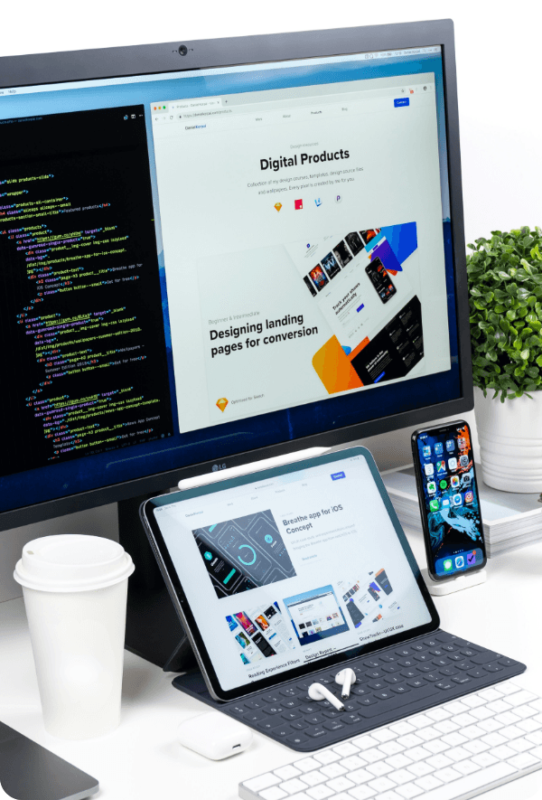 Paved Digital's website and mobile app design and build service, covering UX, architecture and development