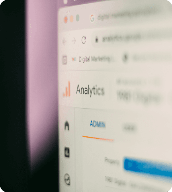 GA4 and Google Tag Manager audit and implementation services covering tracking audit, analytics setup, and GA4 property configuration